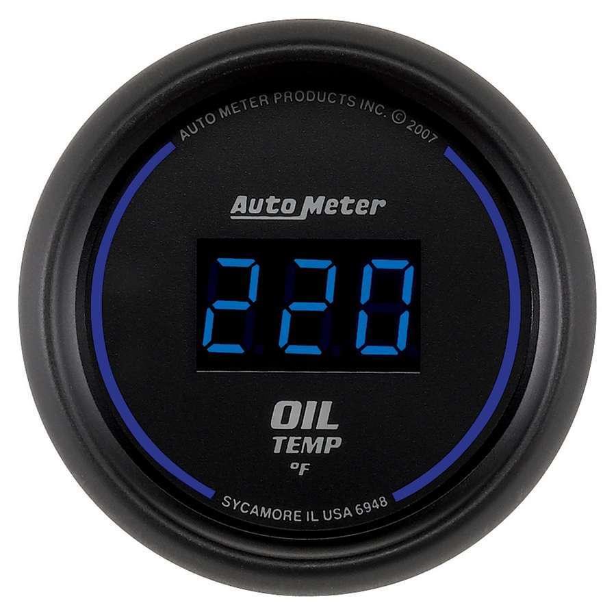 2-1/16in Cobalt Oil Temp Gauge Digital 340F - Burlile Performance Products