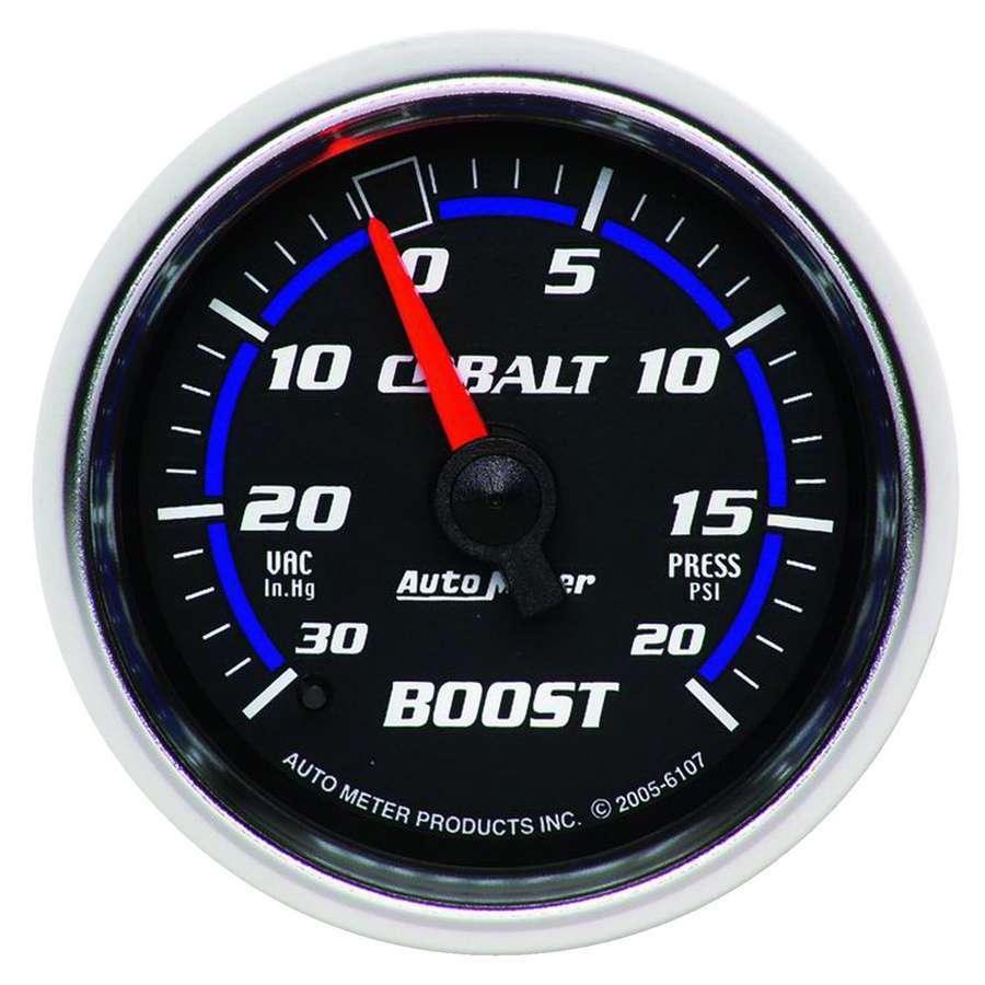 2-1/16in C/S Boost/Vac Gauge 30in HG/20psi - Burlile Performance Products