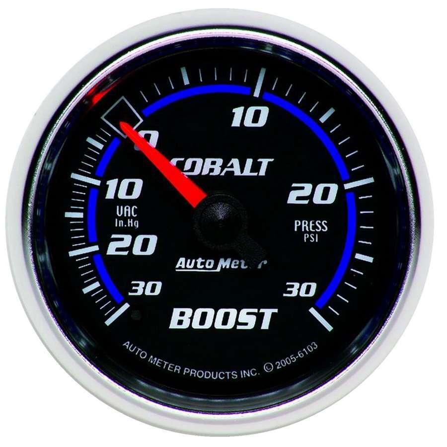 2-1/16in C/S Boost/Vac Gauge 30in Hg/30psi - Burlile Performance Products