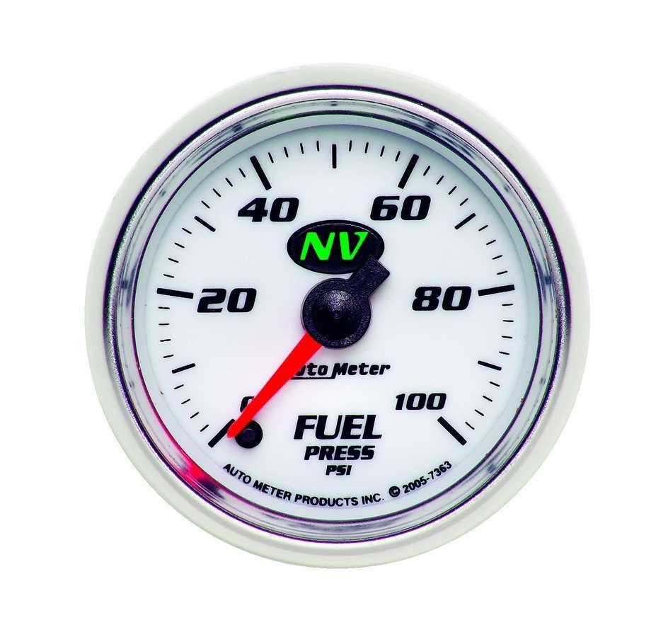 2-1/16in NV/S Fuel Pressure Gauge 0-100psi - Burlile Performance Products