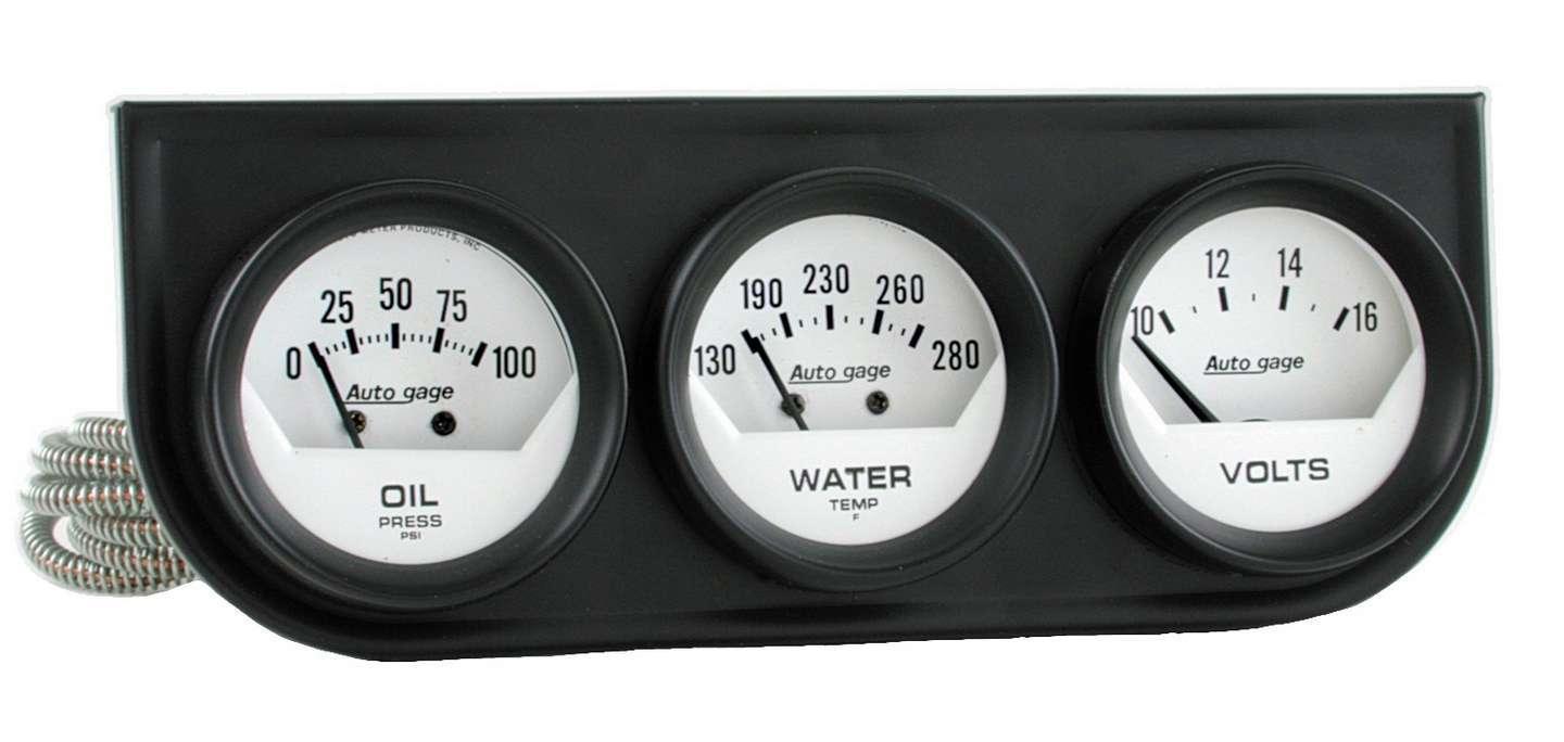 2-1/16in Oil/Volt/Water Short Sweep Console - Burlile Performance Products