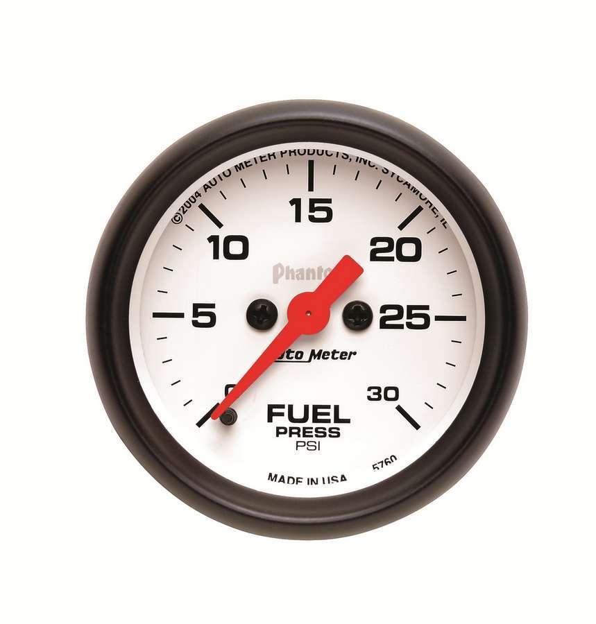 2-1/16in Phantom Fuel Press. Gauge 30psi - Burlile Performance Products