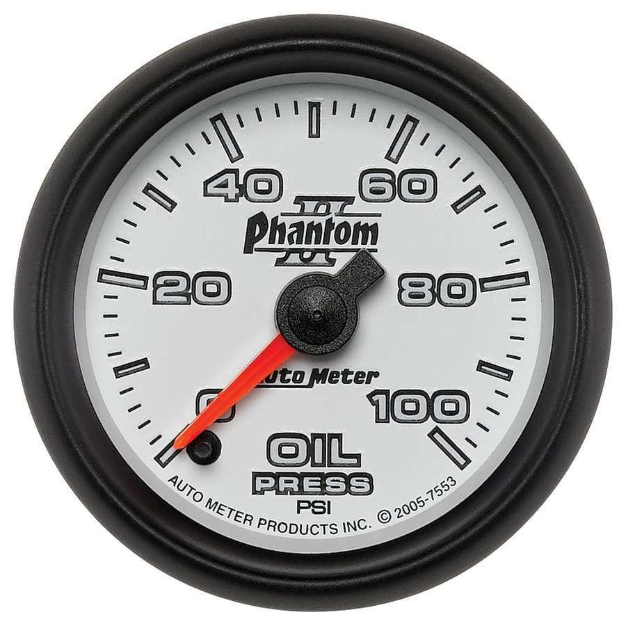 2-1/16in P/S II Oil Pressure Gauge 0-100psi - Burlile Performance Products