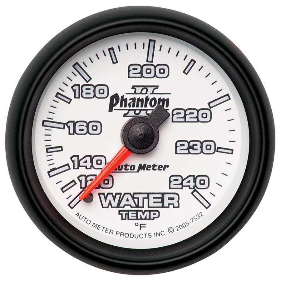 2-1/16in P/S II Water Temp. Gauge 120-240 - Burlile Performance Products