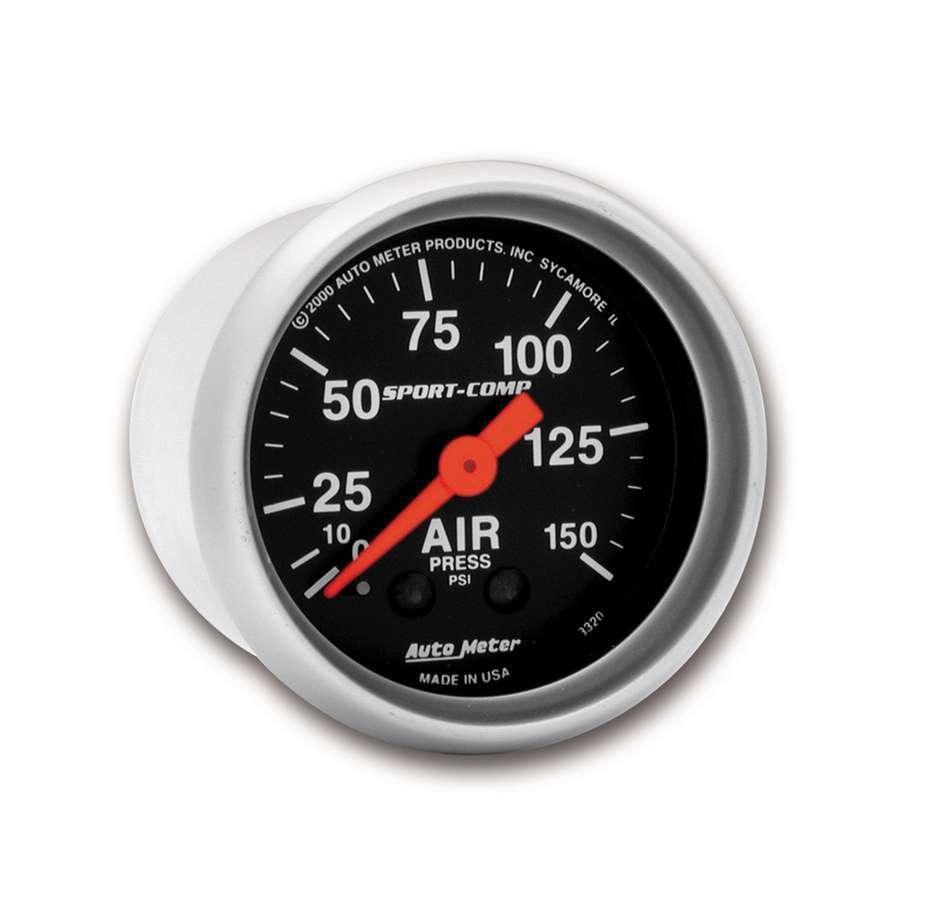 2-1/16in S/C Air Press. Gauge 0-150psi - Burlile Performance Products