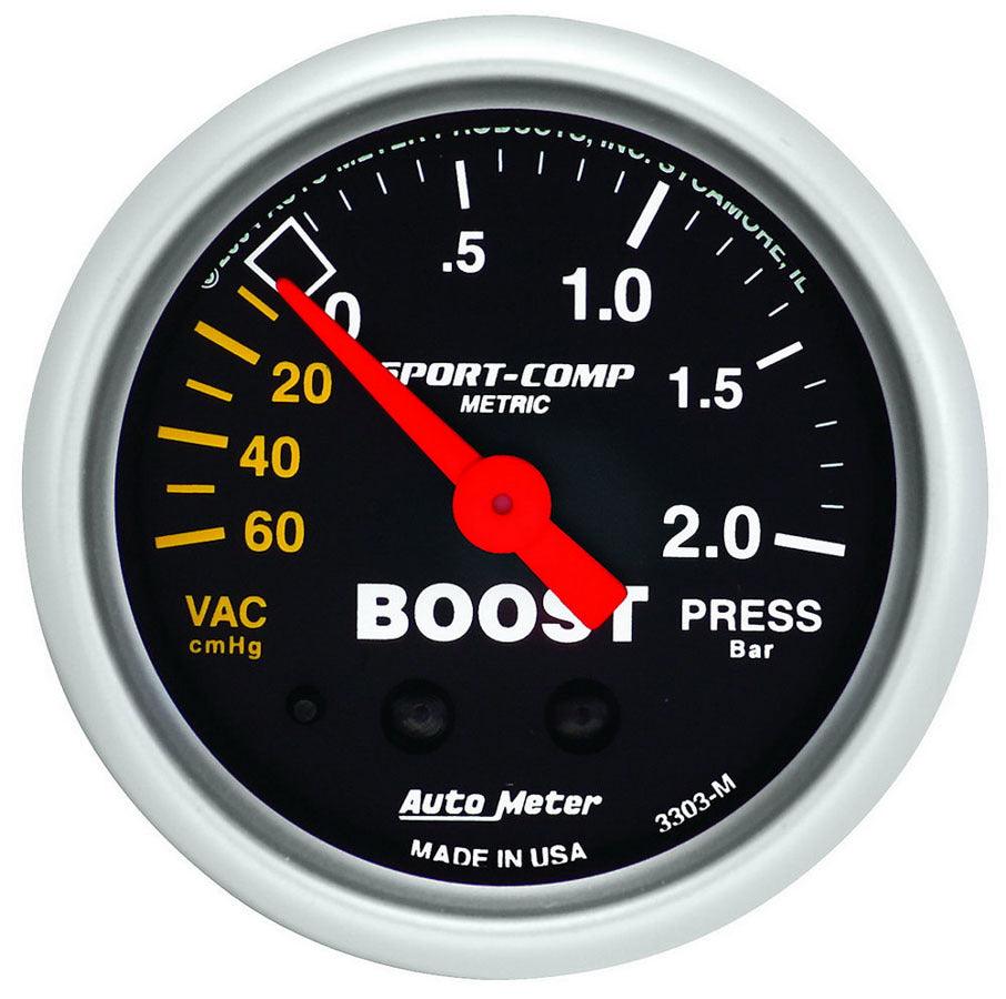 2-1/16in S/C Boost/Vacuum Gauge - Burlile Performance Products