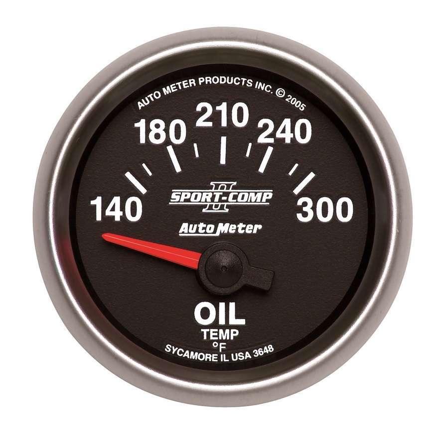 2-1/16in S/C II Oil Temp. Gauge 140-300 - Burlile Performance Products