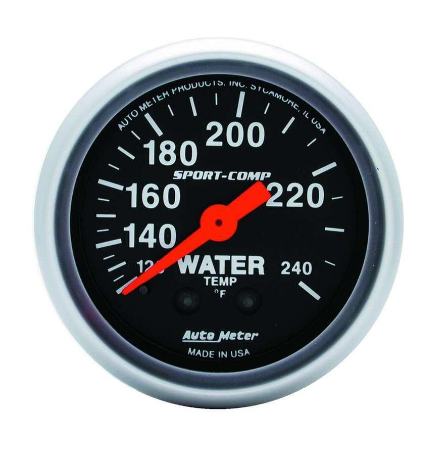 2-1/16in Sport-Comp Water Temp.Gauge 120-240 - Burlile Performance Products