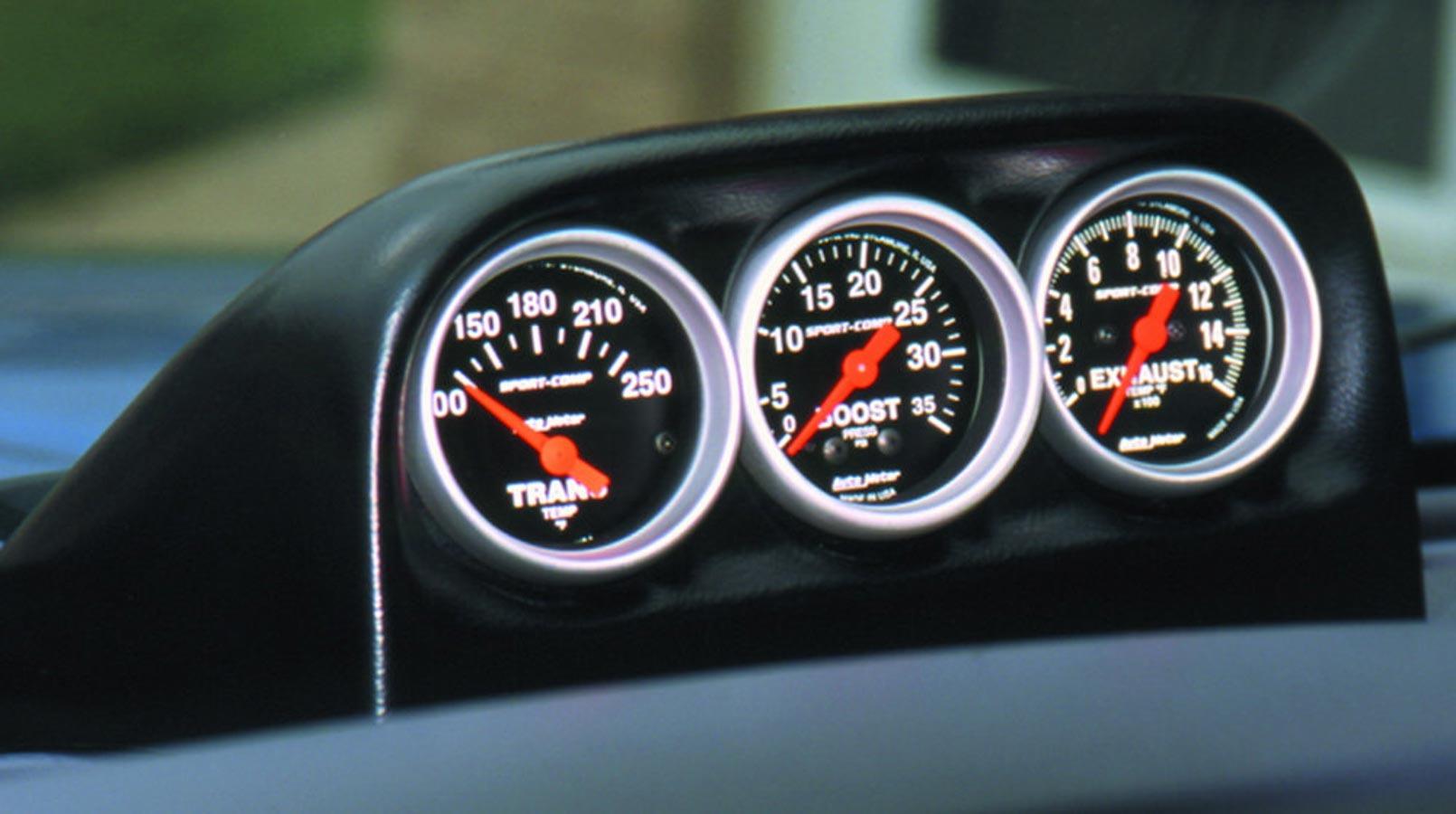2-1/16in Triple Gauge Pod- 98-02 Dodge Ram - Burlile Performance Products