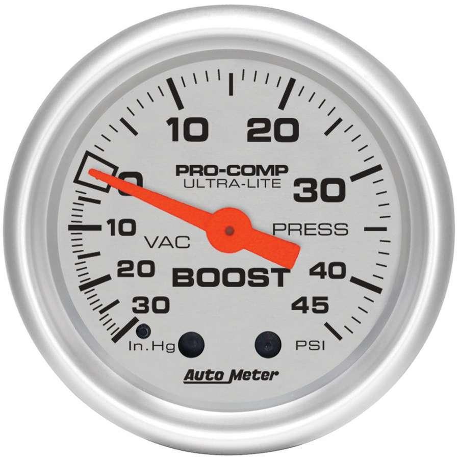 2-1/16in U/L Boost/Vac Gauge 30/45 - Burlile Performance Products
