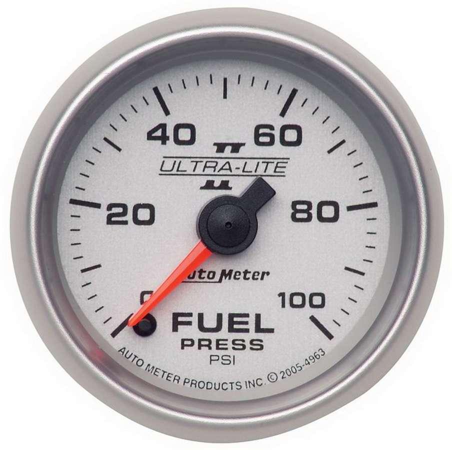 2-1/16in U/L II Fuel Pressure Gauge 0-100psi - Burlile Performance Products