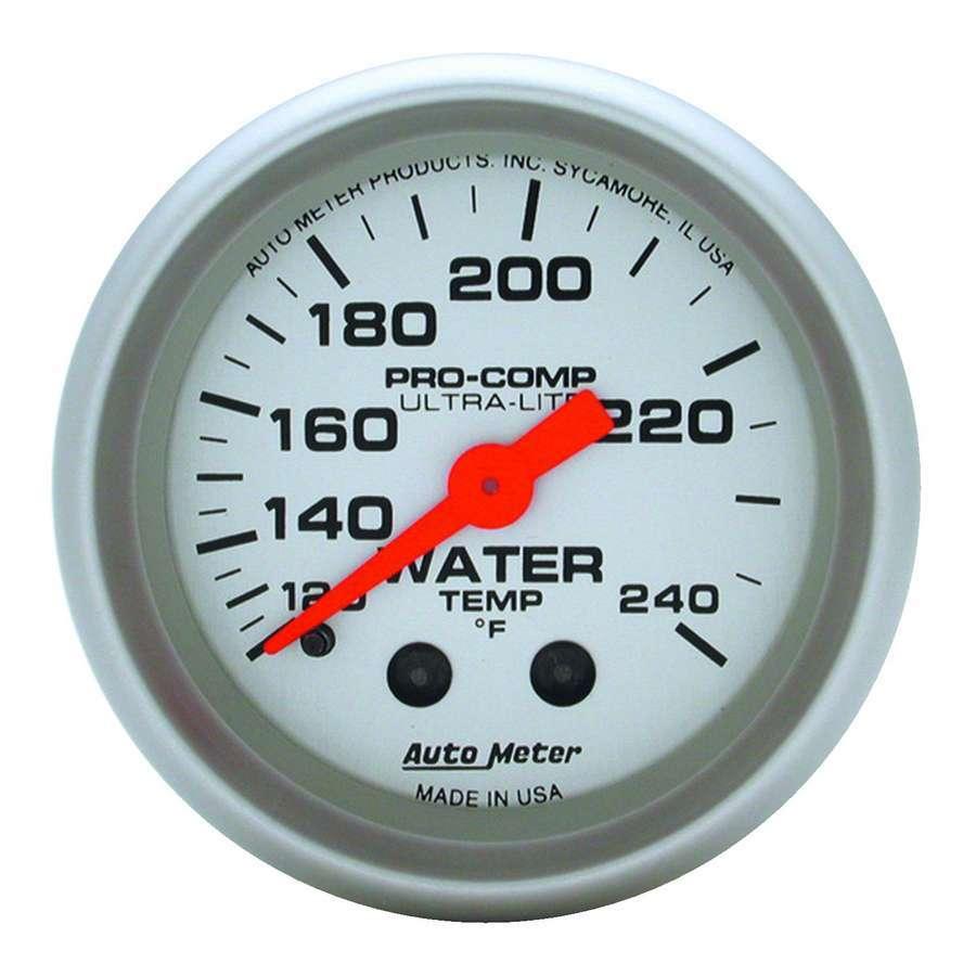 2-1/16in U/L Water Temp Gauge 120-240 - Burlile Performance Products