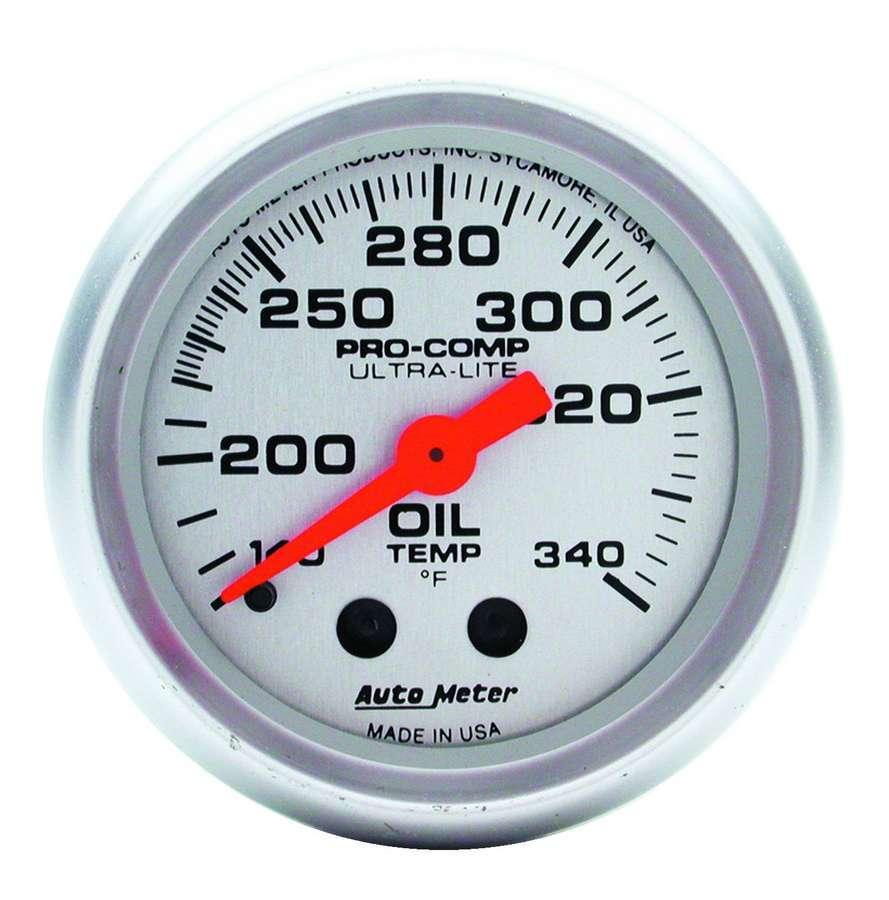 2-1/16in Ultra-Lite Oil Tank Temp. Gauge - Burlile Performance Products