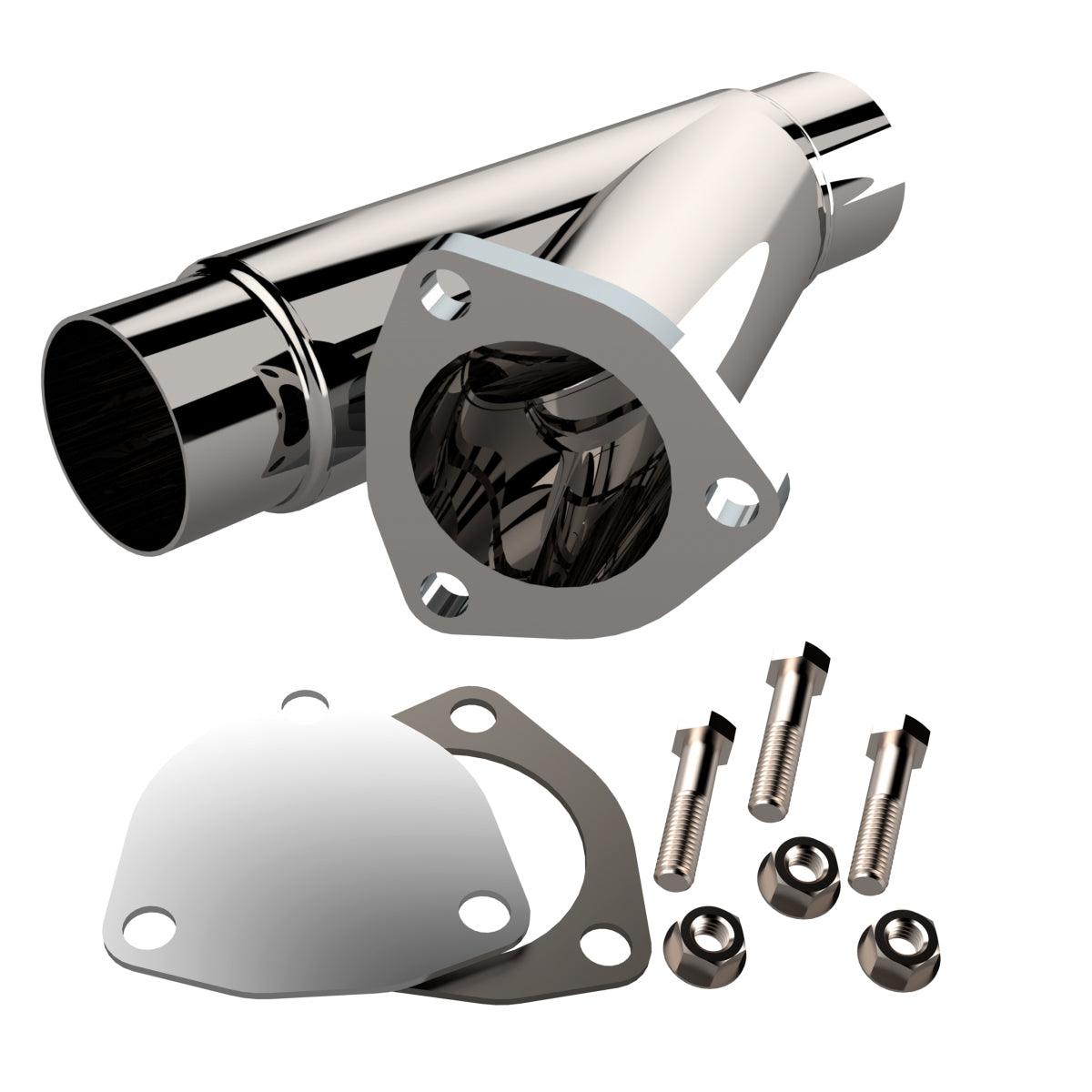 2.25 Inch Stainless Stee l Exhaust Cutout - Burlile Performance Products