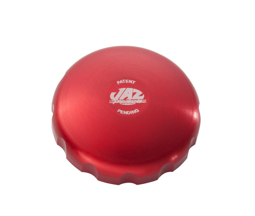 2-5/8 Billet Twist Fuel Cap - Red Anodized - Burlile Performance Products