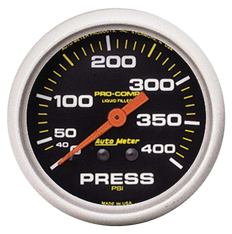 2-5/8 P/C Pressure Gauge 0-400psi - Burlile Performance Products