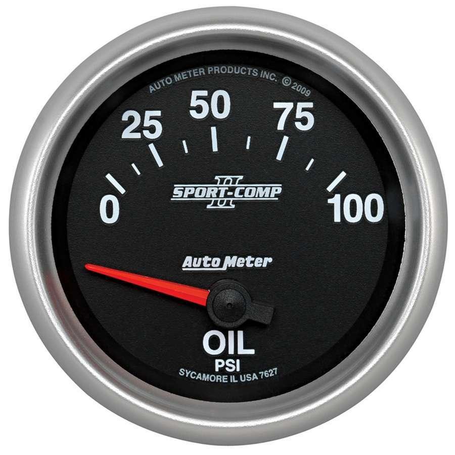 2-5/8 SC II Oil Press Gauge 100 PSI - Electric - Burlile Performance Products