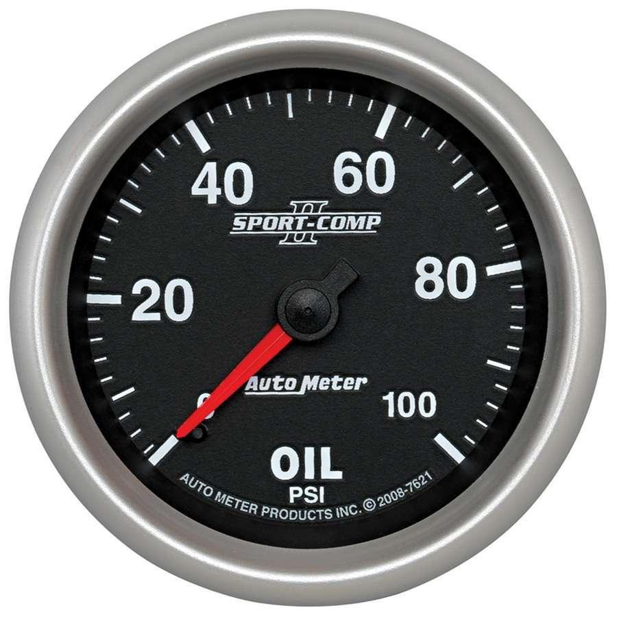 2-5/8 SC II Oil Pressure Gauge 0-100psi - Burlile Performance Products