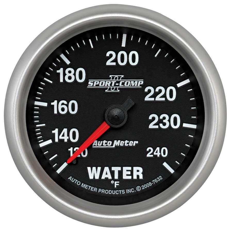 2-5/8 SC II Water Temp Gauge 120-240 Degrees - Burlile Performance Products