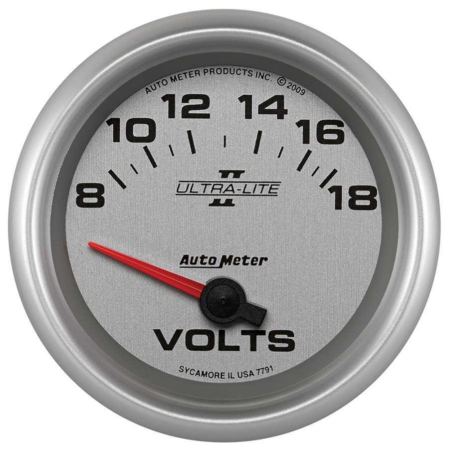 2-5/8 U/L II Voltmeter Gauge 8-18volts - Burlile Performance Products