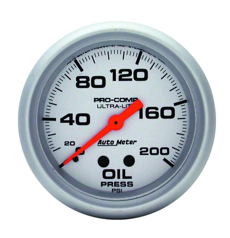 2-5/8in Mech Oil Pressure 0-200 Psi - Burlile Performance Products