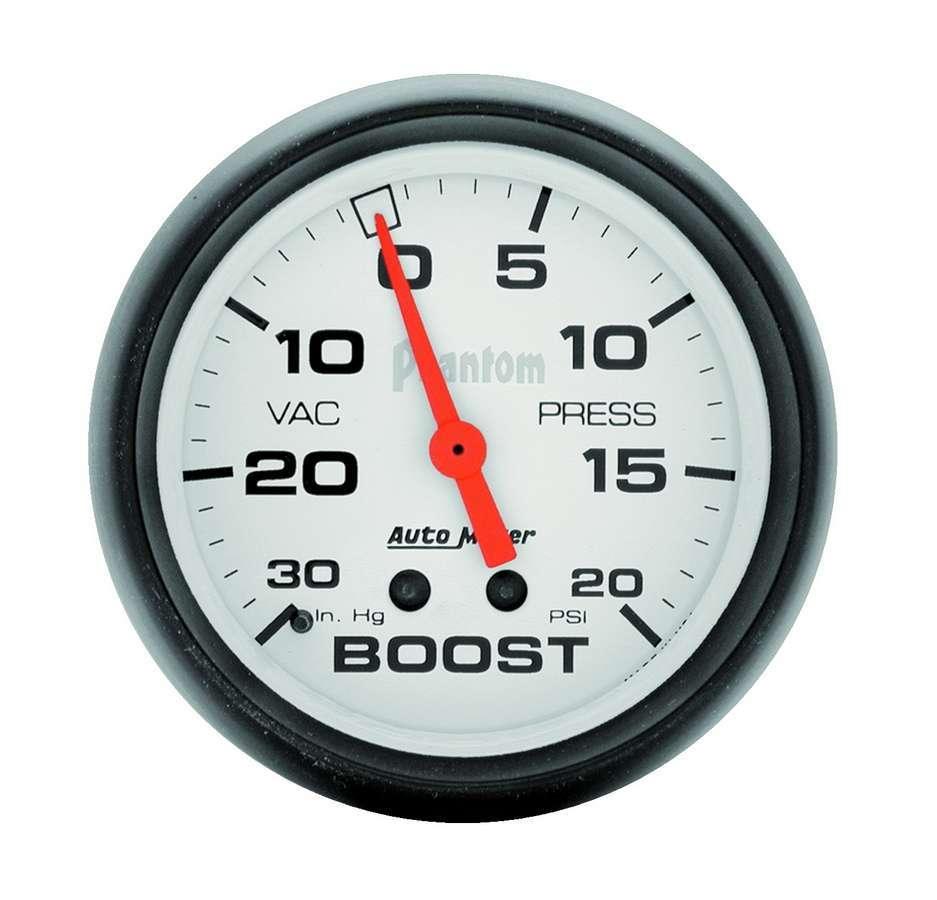 2-5/8in Phantom Boost Gauge 20psi - Burlile Performance Products