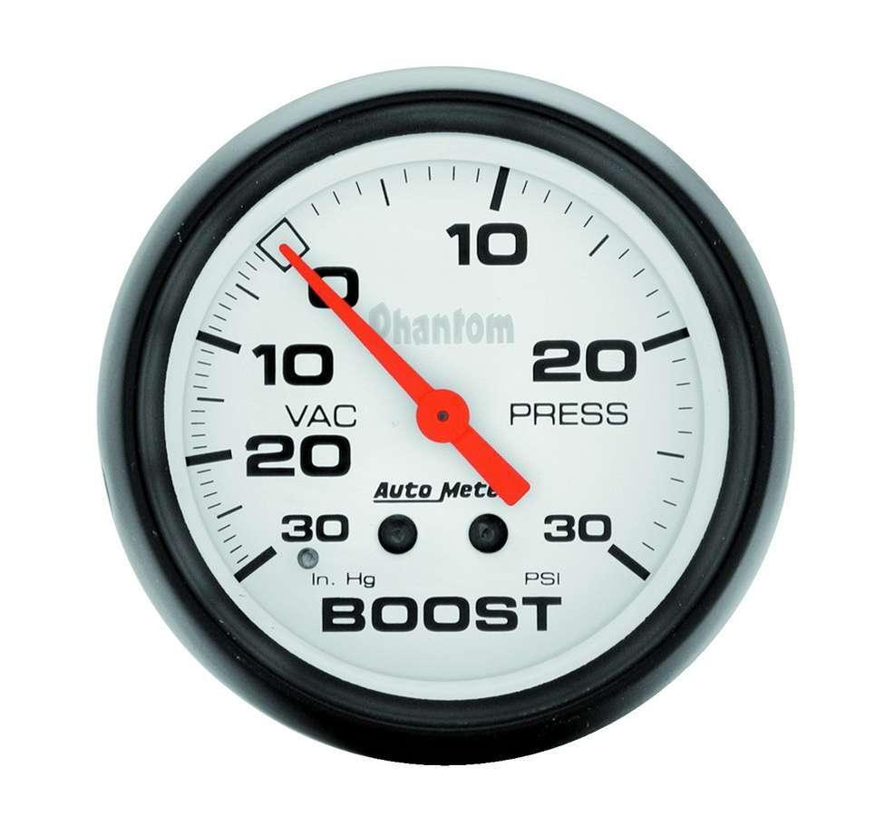 2-5/8in Phantom Boost Gauge 30psi - Burlile Performance Products