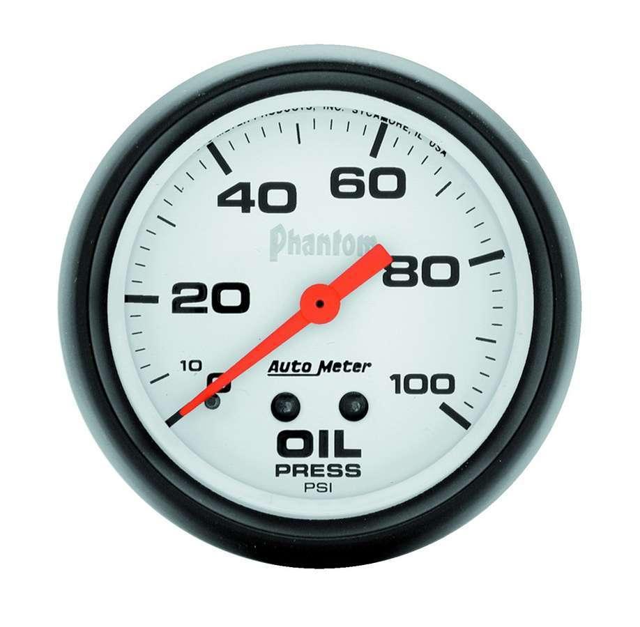 2-5/8in Phantom Oil Pressure Gauge 0-100psi - Burlile Performance Products