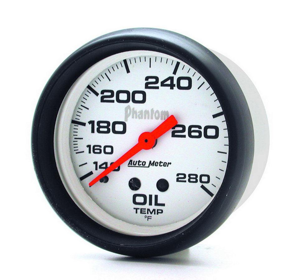 2-5/8in Phantom Oil Temp. Gauge 140-280 - Burlile Performance Products