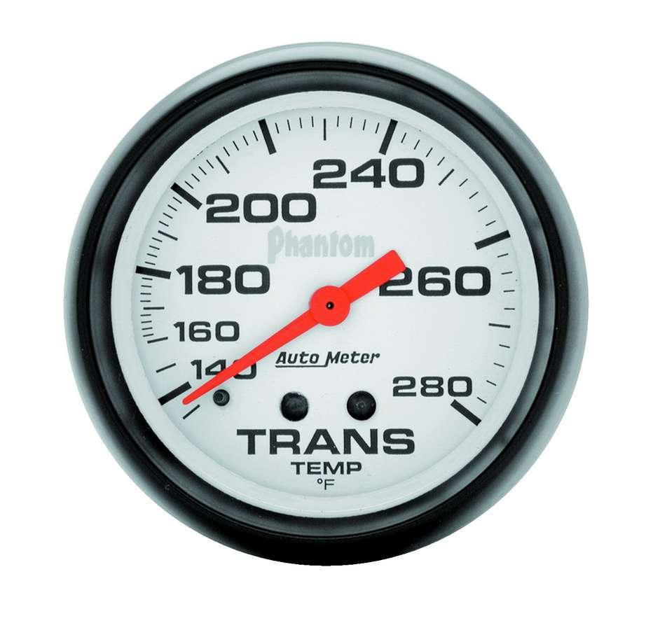 2-5/8in Phantom Trans. Temp. Gauge 140-280 - Burlile Performance Products