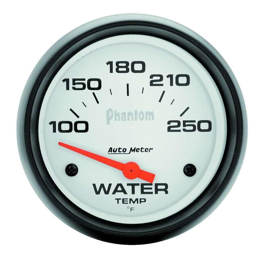 2-5/8in Phantom Water Temp. Gauge 100-250 - Burlile Performance Products
