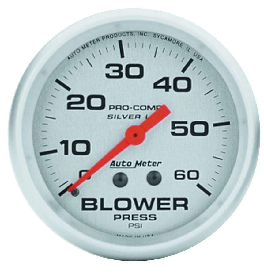 2-5/8in Ultra-Lite 0-60 Blower Press. Gauge - Burlile Performance Products
