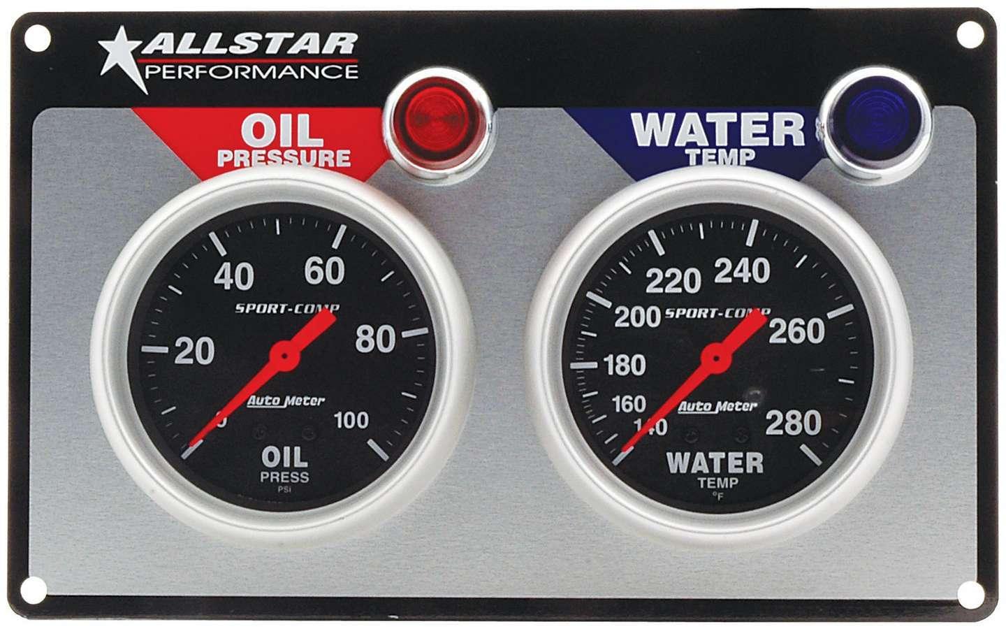 2 Gauge Panel A/M OP/WT Sport-Comp - Burlile Performance Products