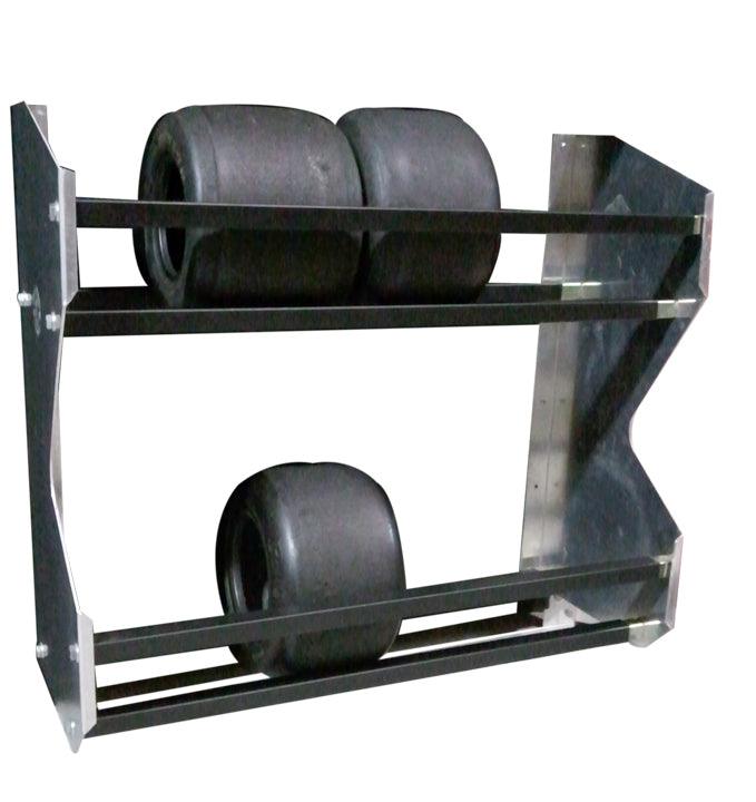 2-Tier Karting Tire Rack - Burlile Performance Products