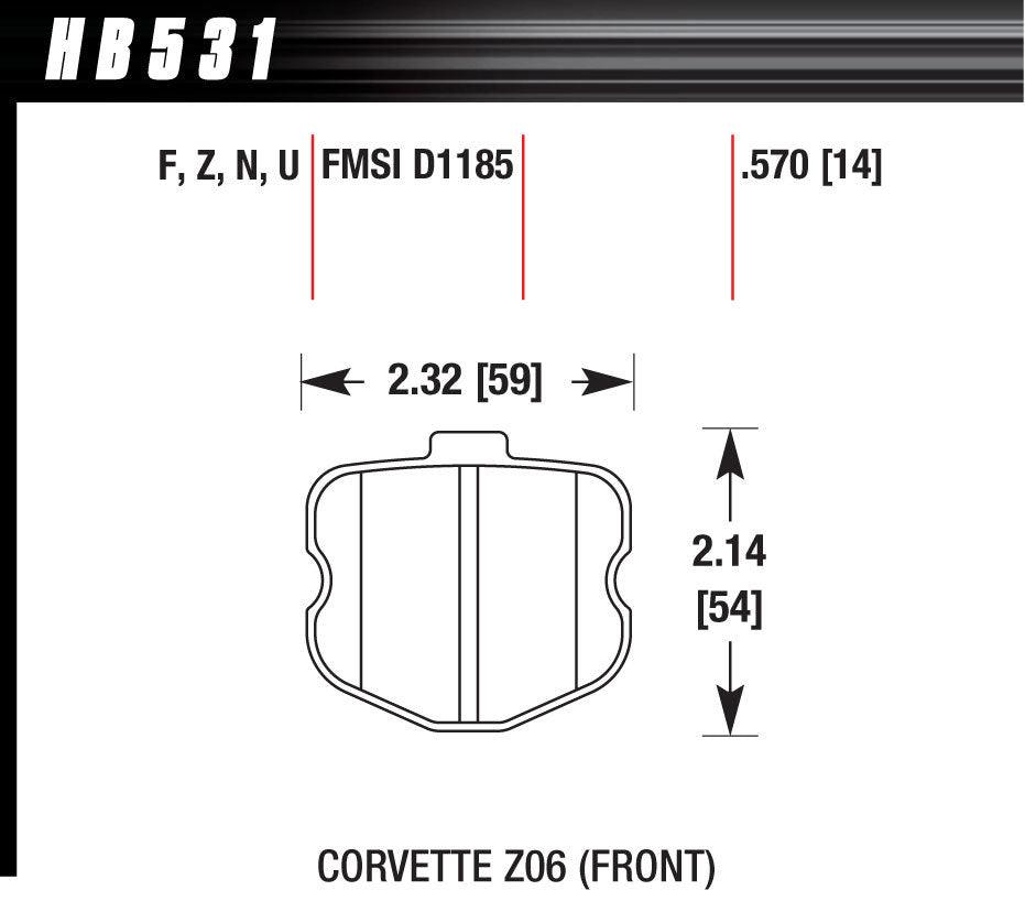 2006 Corvette ZO6 Perf Ceramic - Burlile Performance Products