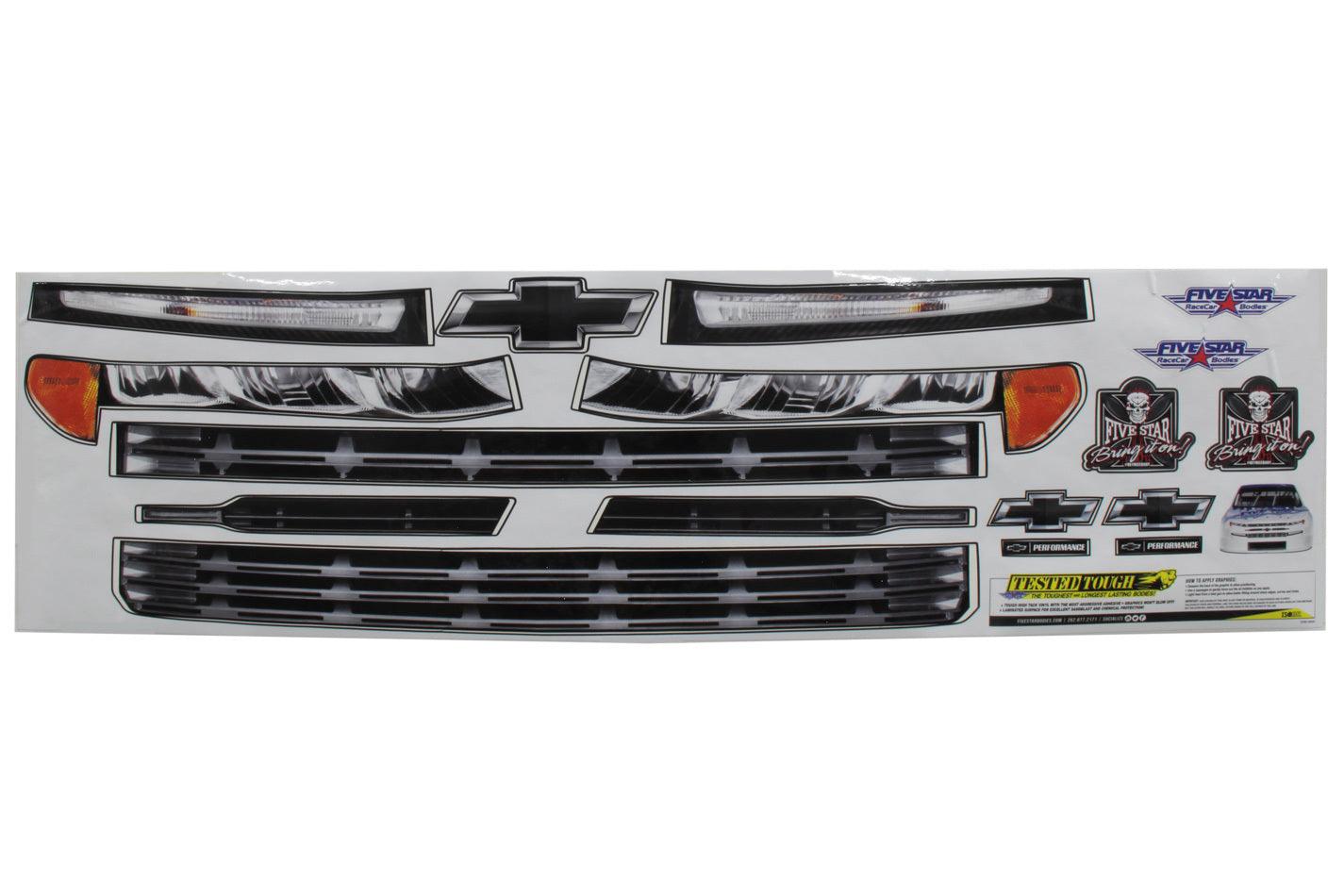 2019 Chevy Silverado Nose ID Graphics Kit - Burlile Performance Products