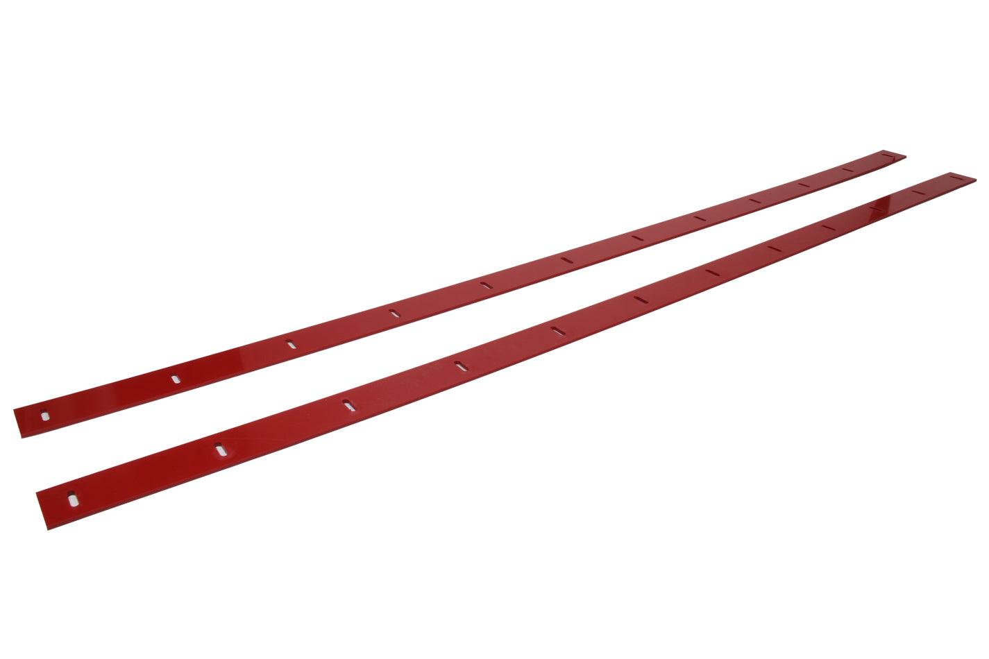 2019 LM Body Nose Wear Strips Red - Burlile Performance Products