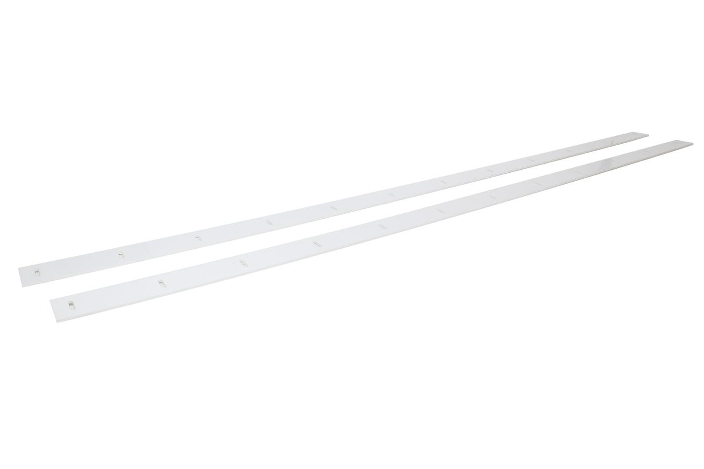 2019 LM Body Nose Wear Strips White - Burlile Performance Products