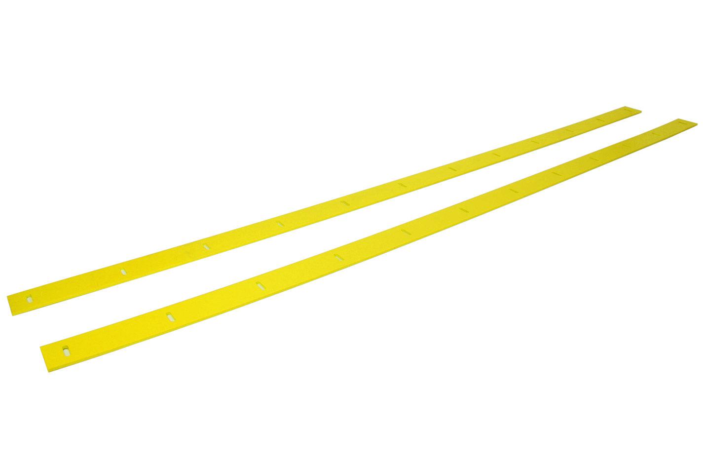 2019 LM Body Nose Wear Strips Yellow - Burlile Performance Products