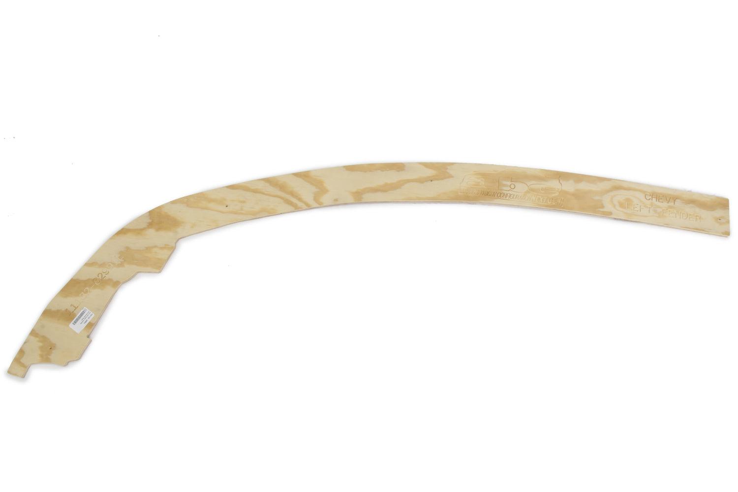 2019 LM Fender Template Left Chevrolet Wood - Burlile Performance Products