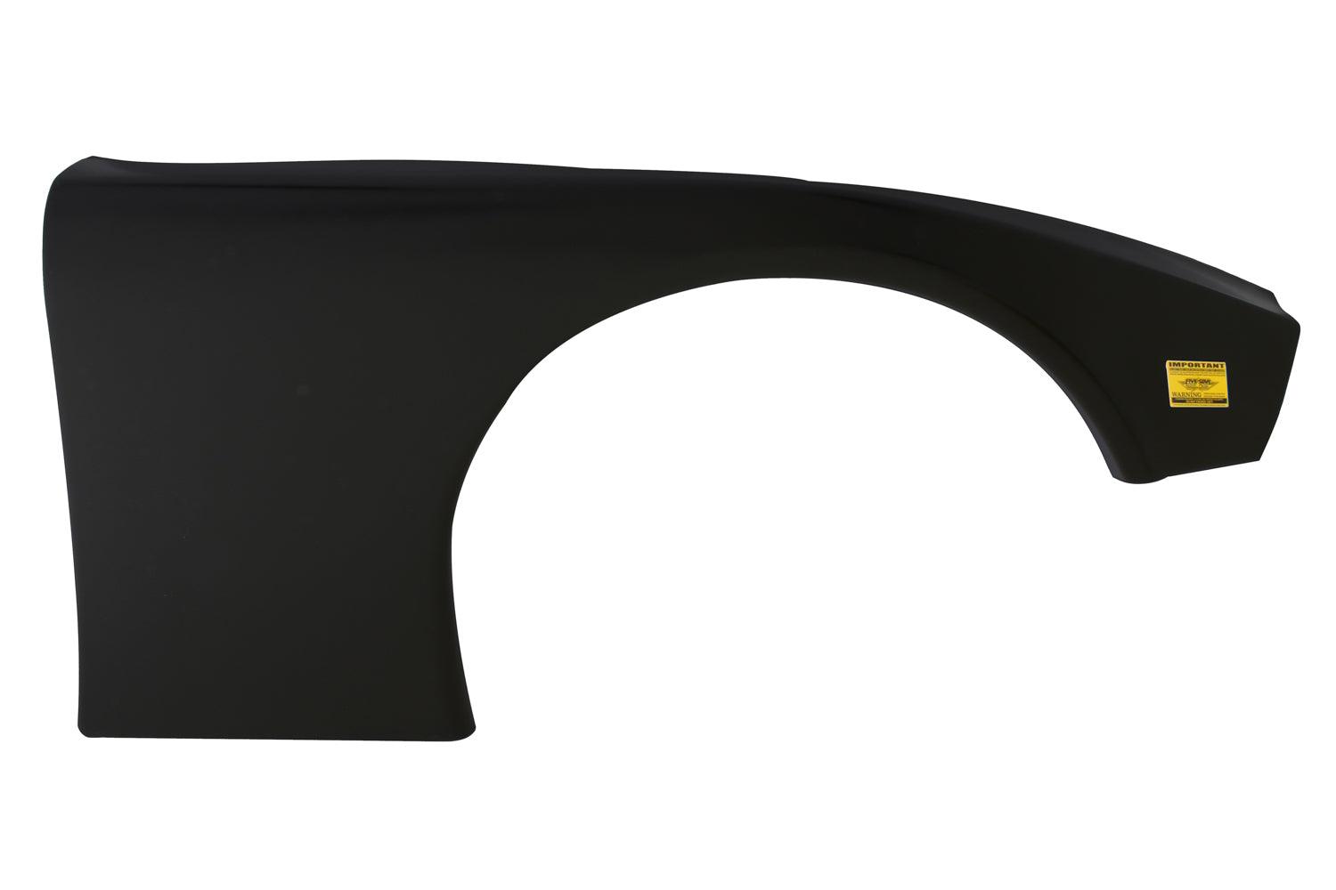 2019 LM Molded Plastic Fender Black Right - Burlile Performance Products