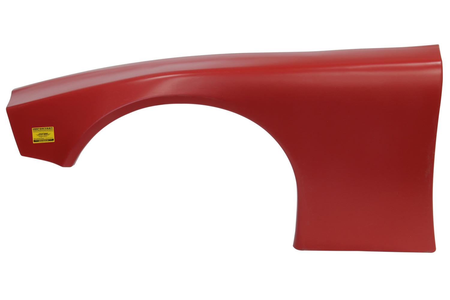 2019 LM Molded Plastic Fender Red Left - Burlile Performance Products