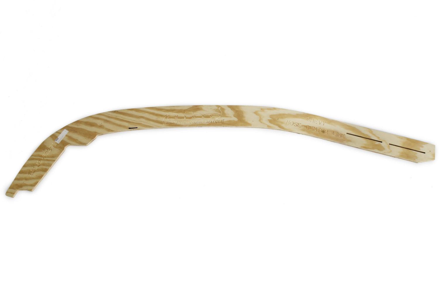 2019 LM Nose Centerline Template Chevrolet Wood - Burlile Performance Products