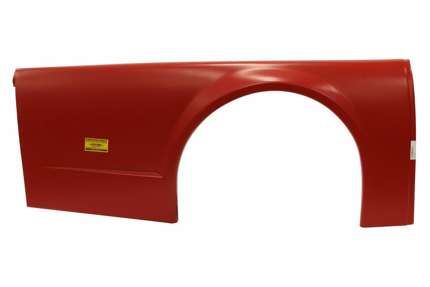 2019 LM Plastic Quarter Panel Red Right - Burlile Performance Products