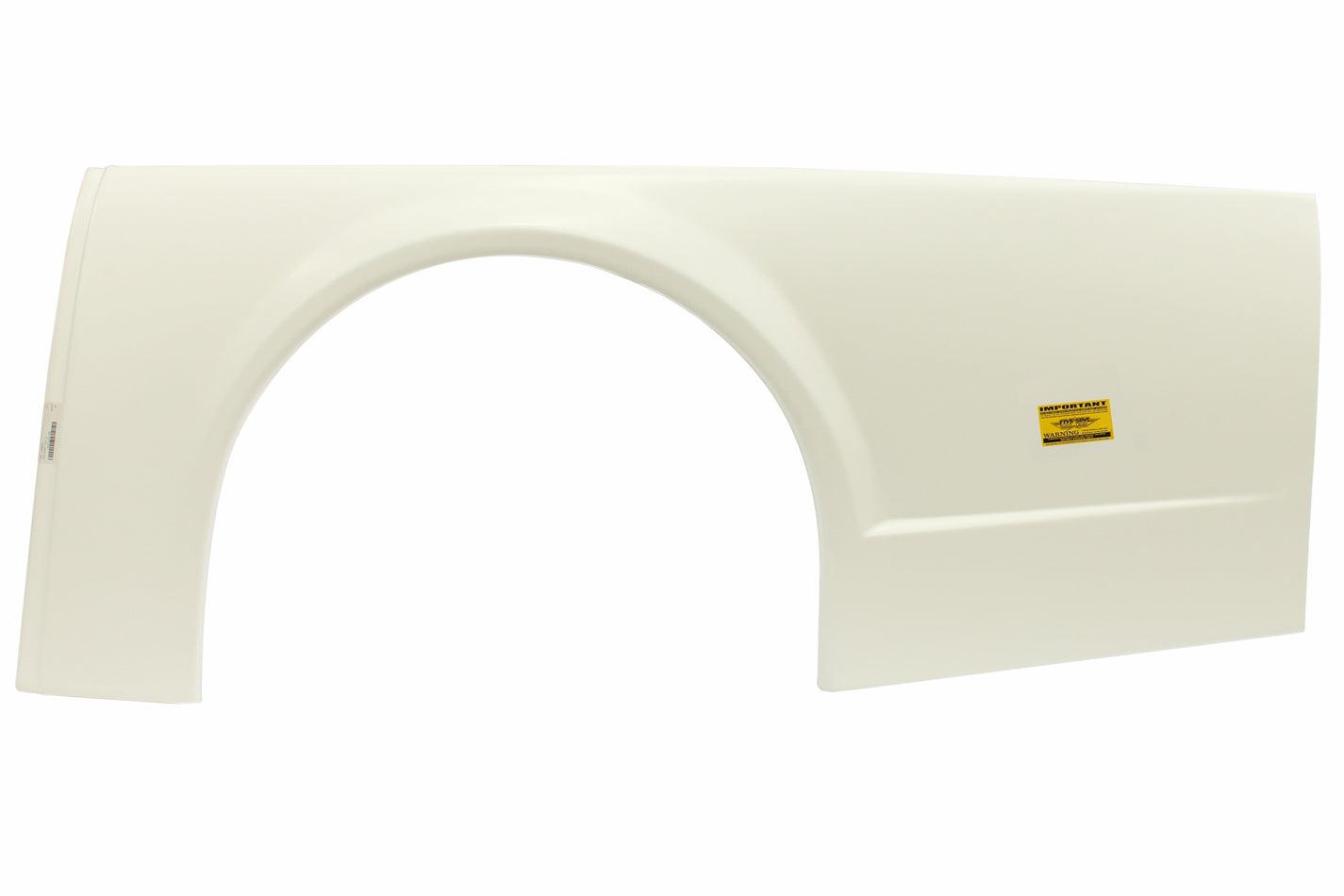 2019 LM Plastic Quarter Panel White Left - Burlile Performance Products