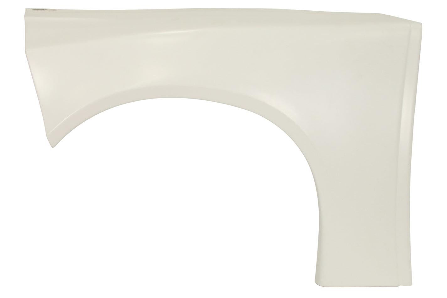 2019 Truck Fender Molded Plastic White Left - Burlile Performance Products