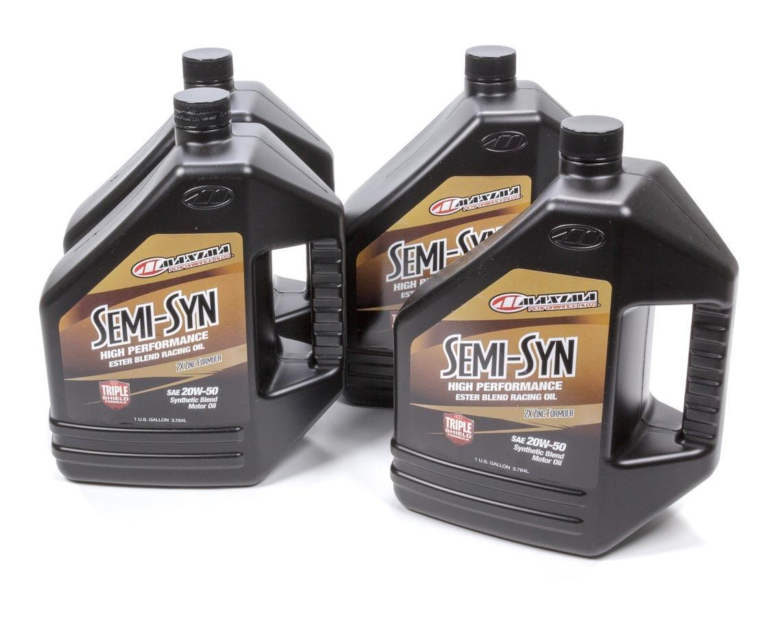 20w50 Semi-Syn Oil Case 4x1 Gallon - Burlile Performance Products