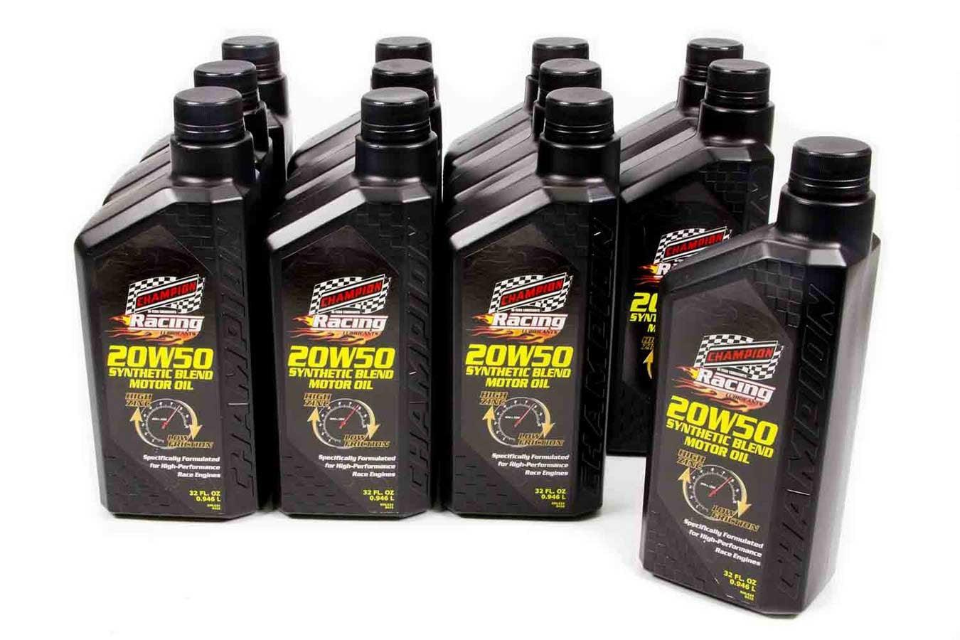 20w50 Synthetic Racing Oil 12x1Qt - Burlile Performance Products