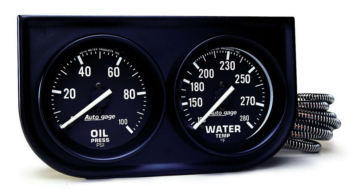 2in Black Mech Gauge Panel - Burlile Performance Products