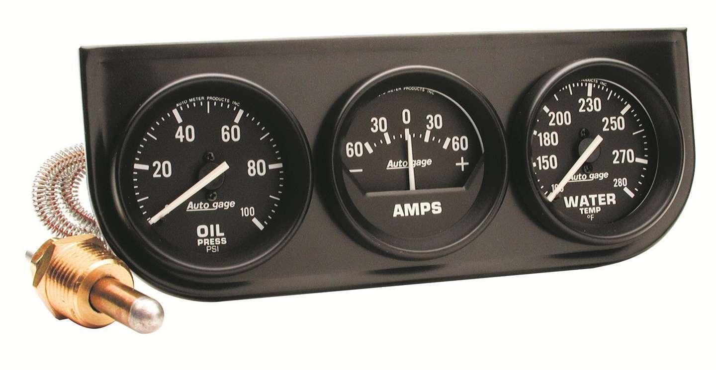 2in Blk Mech Gauge Pnl - Burlile Performance Products